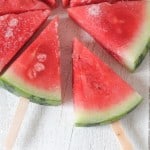watermelon popsicles