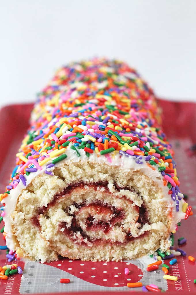sprinkle swiss roll