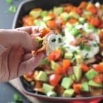 nachos with bacon