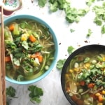 e chicken noodle zoodle soup