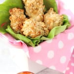 Cream crackers are the secret ingredient to getting these turkey nuggets super crunchy! A great dinner to fussy and picky eaters!