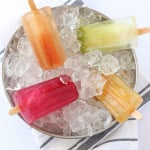 Make delicious and healthy popsicles with fruit tea bags! A refreshing snack for kids and adults this summer! | My Fussy Eater blog