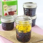 A delicious sweet and tangy salad dressing made with blackberry jam, balsamic vinegar and blue cheese | My Fussy Eater blog