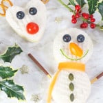 Kids will love getting creative and making these Christmas themed Rudolph and Snowman sandwiches! My Fussy Eater blog