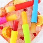 Summer is finally here! And I've found a way to make easy, cheap and healthy ice pops using just one ingredient... fruit juice!