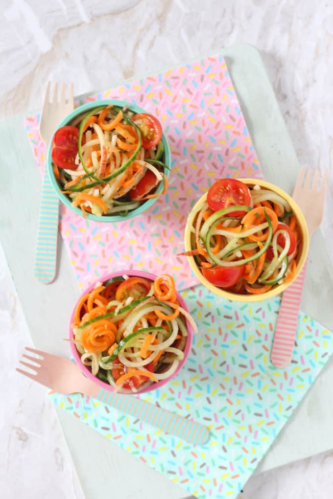 Spiralized Salad For Kids