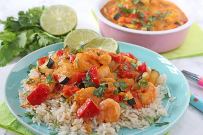 kid approved fish recipes - Thai Red Curry