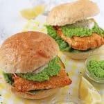 Comfort food can still be healthy! These super tasty Fish Finger Sandwiches are lightly coated in breadcrumbs and then air fried for a crunchy coating!