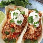 These tasty Chicken Fajitas are so easy to make. Simply bung all the ingredients into the slow cooker and come back to a delicious dinner later in the day! Super healthy and Slimming World friendly too!