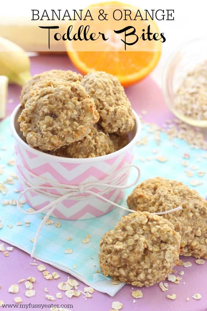 Banana & Orange Oat Toddler Bites