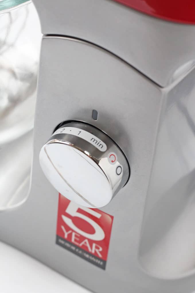 The beautiful new and improved Kenwood kMix Range, including this spicy red stand mixer!