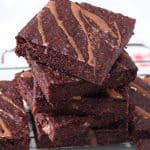 These delicious brownies are refined sugar free, instead sweetened with apple and banana and a little honey. They're also packed with nutritious almonds and are gluten and dairy free!