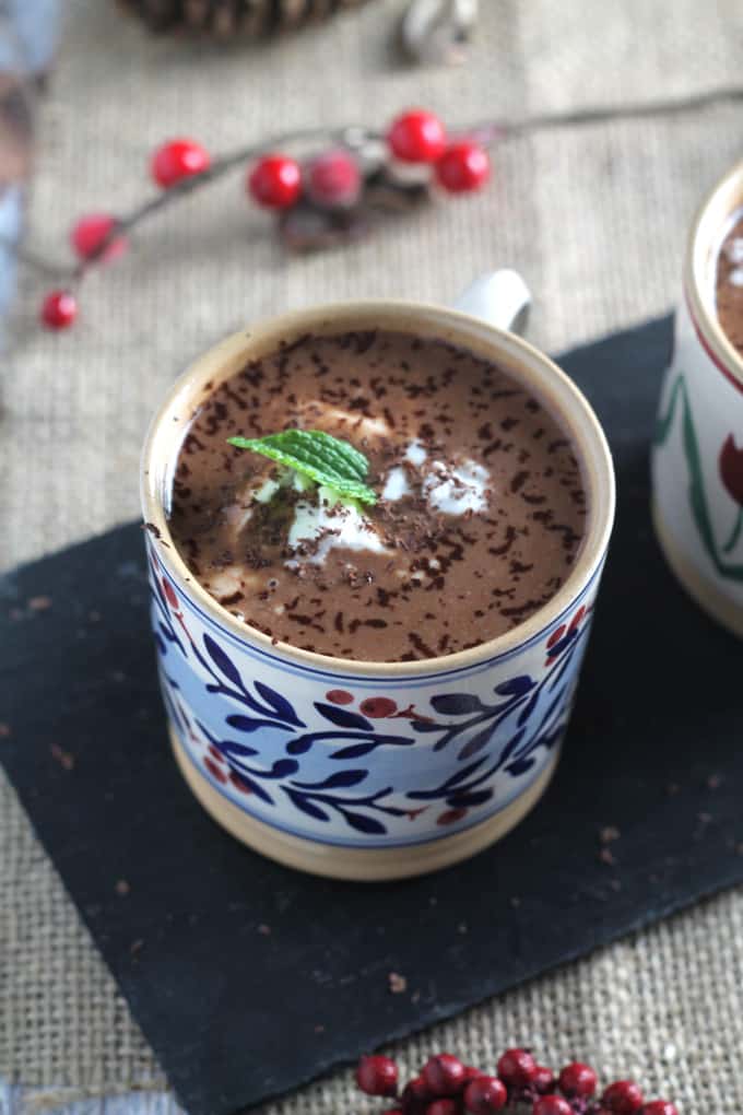 Mint Hot Chocolate