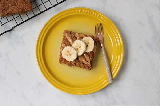Peanut Butter & Banana Breakfast Bars