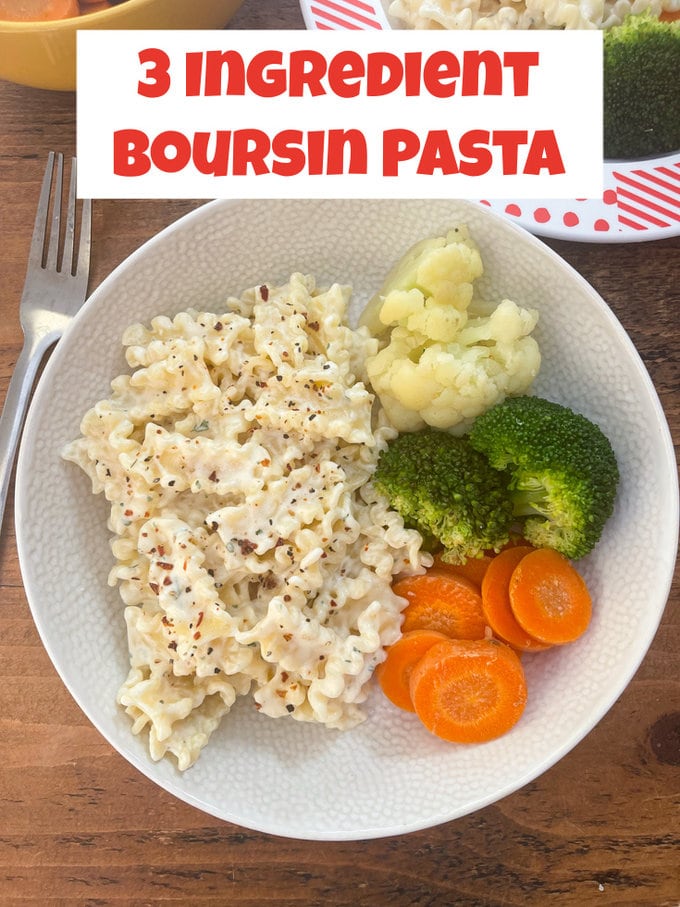 Boursin pasta Pinterest Pin