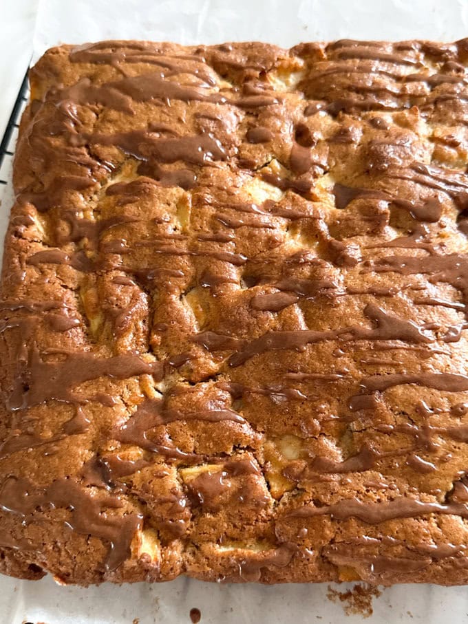 Apple & Cinnamon Cake fresh out of the oven.